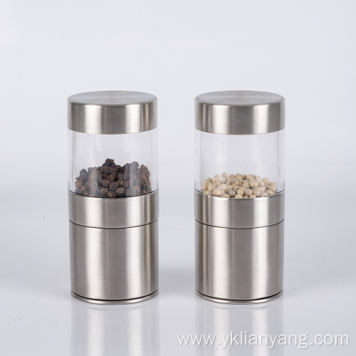 steel salt and pepper mill pepper grinder